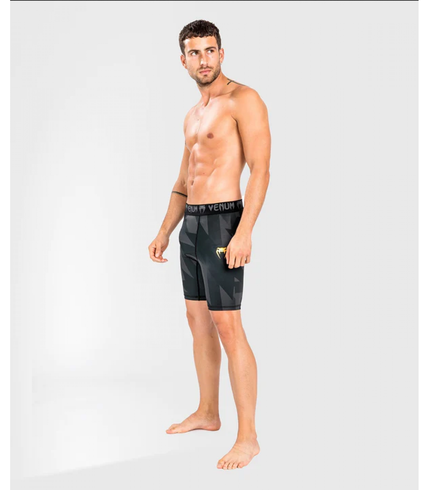 Тренировъчен клин с къси крачоли - Venum Razor Vale Tudo Shorts - Black/Gold​